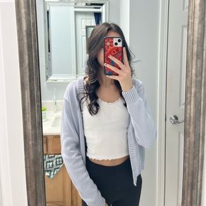 John Galt Light Blue Billie Cardigan